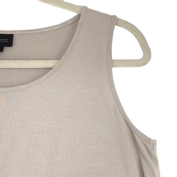 J Jill Wearever Womens Size Small Tank Top Jersey Stretch Beige *TINY FLAW - Picture 6 of 16